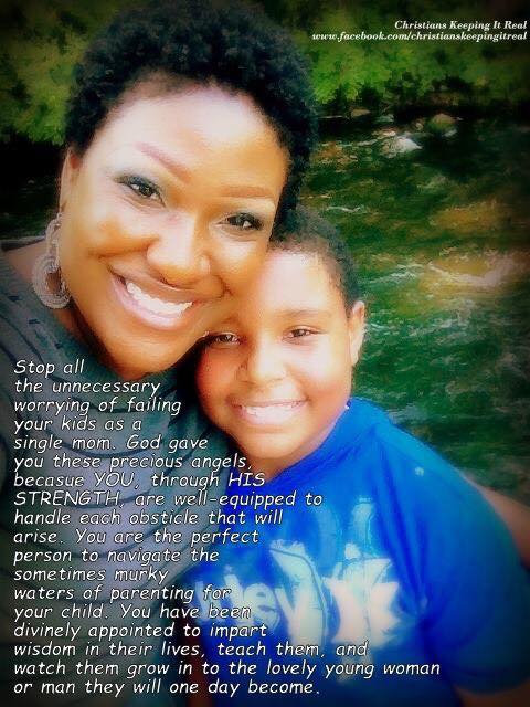 Keep Calm_You're A Blessed Single Mom_God Helps Single Moms_Single Mom Strong Hope